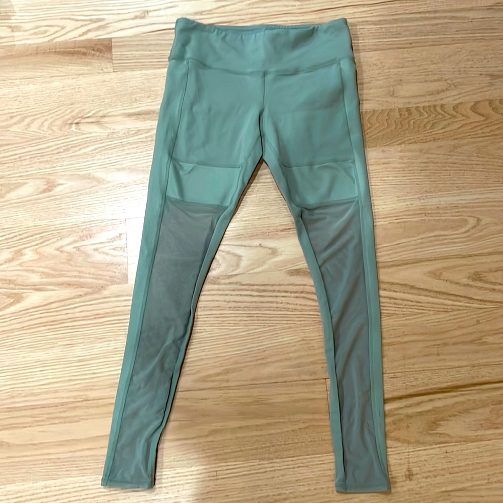Alo mint green cutout leggings